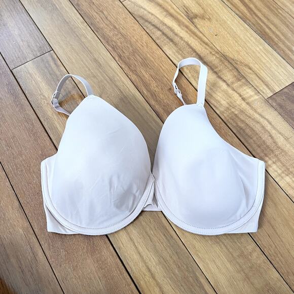 True & Co. Beige Underwire T-shirt Bra Size 32DDD - Picture 1 of 5